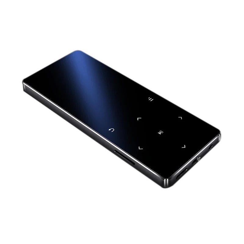 Silver Металлический Bluetooth спортивный MP3-плеер Портативный аудио со встроенным динамиком радио Электронная книга цифровой диктофон музыкальный плеер - Цвет: Silver