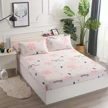 

Pink Geometric Lines Girl Boy Mattress Cover Breathable Bed Cover Adult Child Mattress Protector Summer Sleeping Mat 2CDT-63001