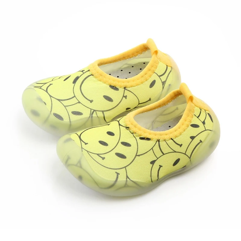 Новинка года; носки для новорожденных мальчиков и девочек Нескользящие носки с мягкой резиновой подошвой носки-тапочки с рисунком для малышей - Цвет: A1