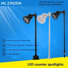 Светодиодные 3W лампы, качественный Точечный светильник, ювелирный светильник, высокий полюс, точечный светильник, небольшой 3W, поверхностный монтаж, светильник