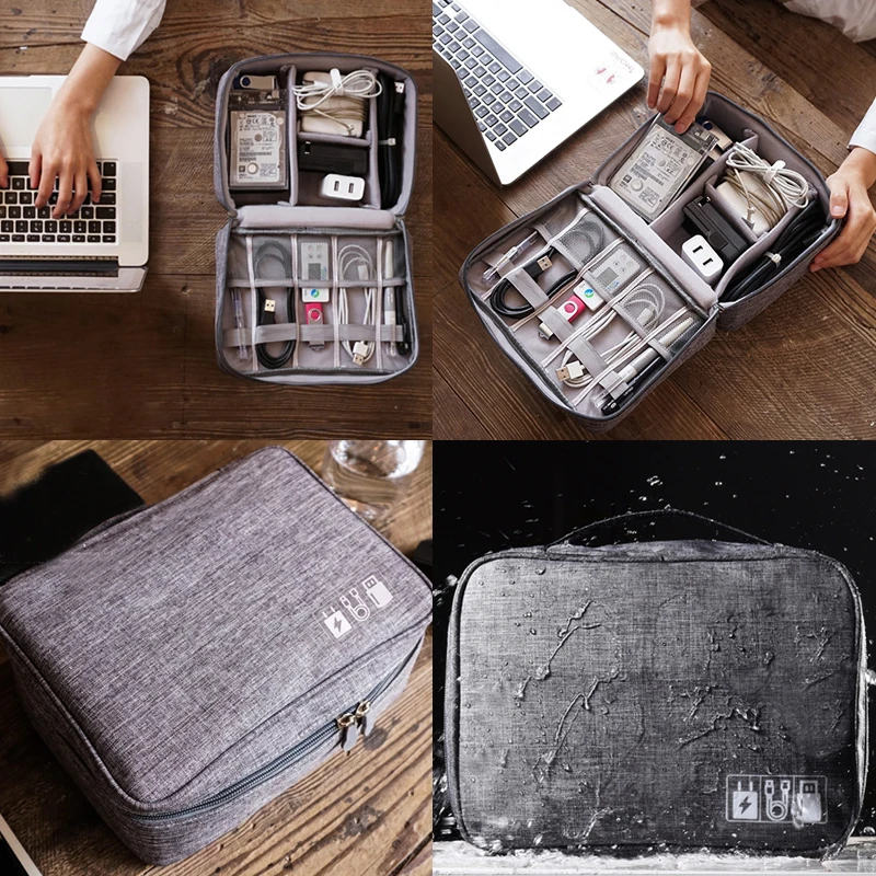 Travel Bag Organizer Electronic Accessories Men travel bags
