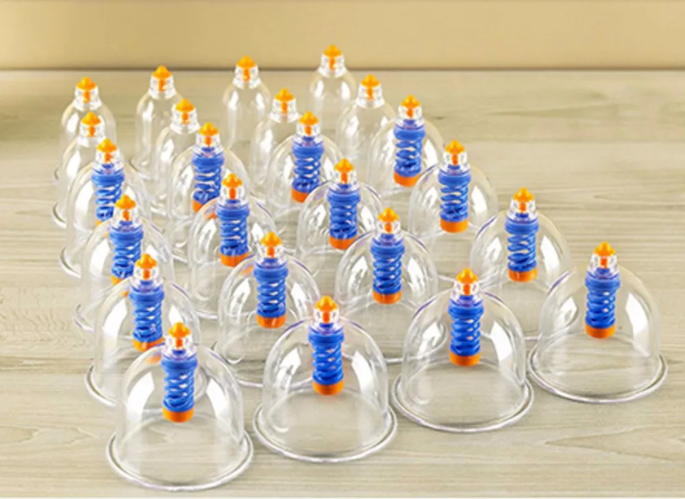 Cupping is 24 cupping cans household vacuum cupping suction type magnetic therapy thickening tank pull the glass 2