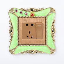 Художественный дом напрямую от производителя продажи 3075 Пномпень Европейский Стиль Ретро наклейки на выключатель обычный переключатель для крышки Настраиваемые