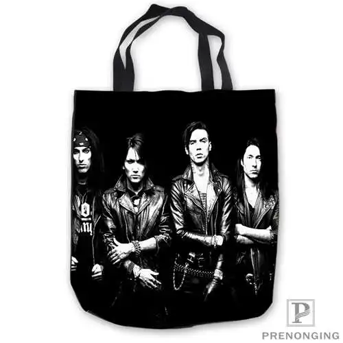 

Custom Canvas black veil brides fallen ToteBags Hand Bags Shopping Bag Casual Beach HandBags Foldable 180713-07-16