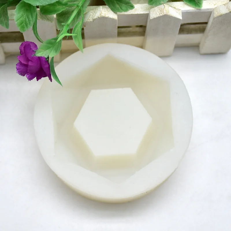 DIY выпечки многоугольник цветочный горшок моделирование суккулент Горшечное растение гипсовый аромат форма для шоколада форма для выпечки