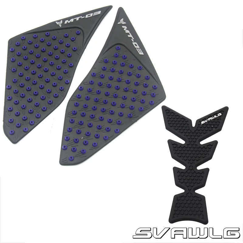 For Yamaha MT-03 MT03 MT 03 2015-2016 Motorcycle Protector Anti slip Tank Pad Sticker Gas Knee Grip Traction Side 3M Decal