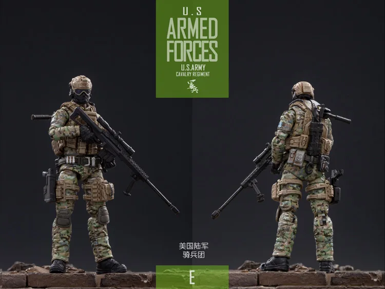 1/18 JOYTOY Высокая симуляция Военная Модель Кукла экшн-фигурка армии США кавалерийский режим солдат фигурка игрушка Коллекция Подарки