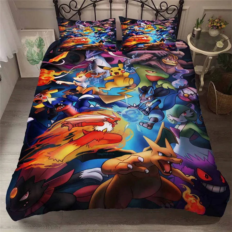 pokemon bed sheets full