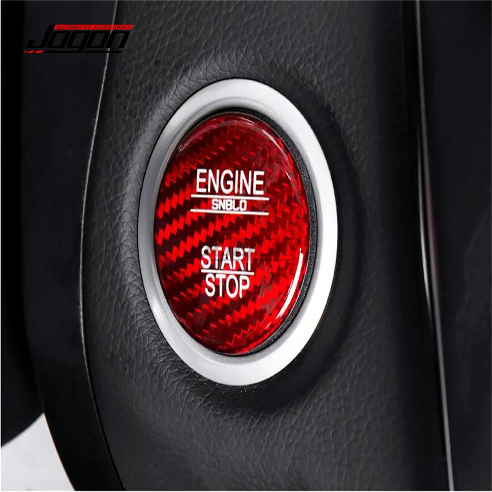 Carbon Fiber Engine Start Button Cover Cap Trim For Mercedes Benz W205 W211 W212 W221 W176 C117 W166 A B C E S R CLA GLE GLC