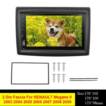 

Fascias For RENAULT Megane II 2003-2009 Car Radio 2DIN Frame Stereo Trim Kit Panel Dash Installation Face Bezel