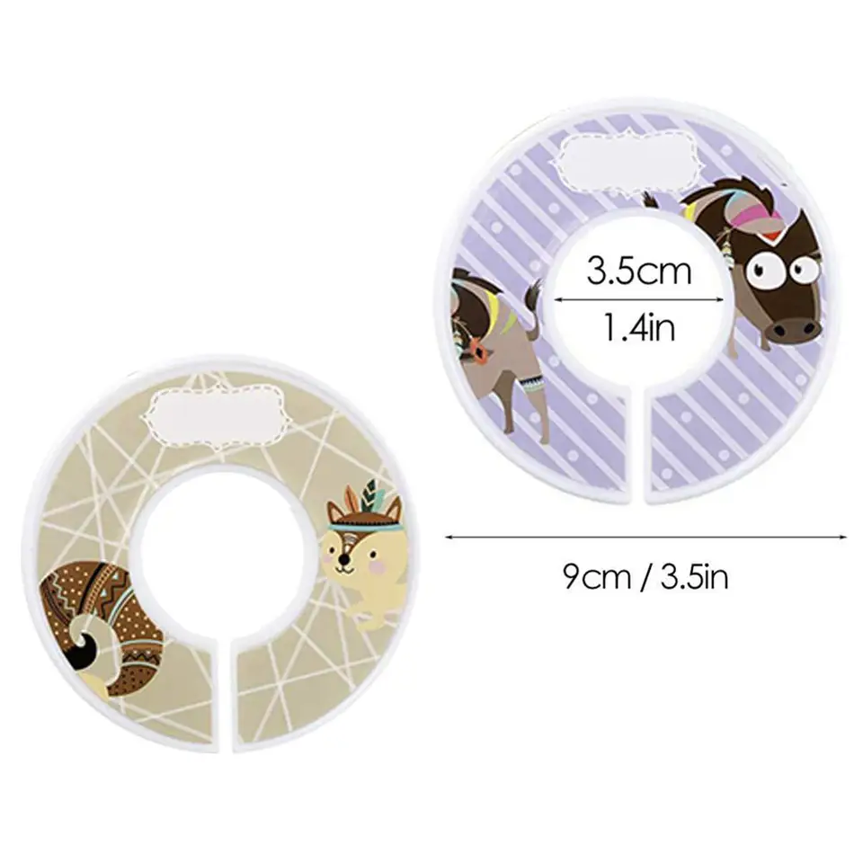 Baby Closet Size Dividers Set Nursery Closet Organizer Clothes Size Age From Newborn To 24 Months Best Baby Shower Gifts Hangers Racks Aliexpress