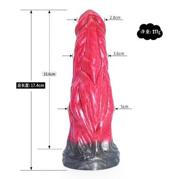 FAAK Large Anal dildo Silicone Anal Plug Animal Dildo For Men Prostate Massage Female Masturbator Anal Sex Toys for Adults 18+ 6