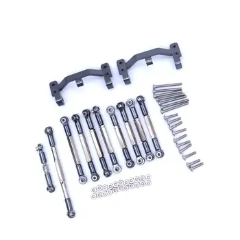 

for WPL B1 B-1 B14 B-14 B24 B-24 C14 1/16 RC Car Spare Parts Upgrade Metal Pull Rod Steering Pull Rod Servo Rod Pull Rod Base