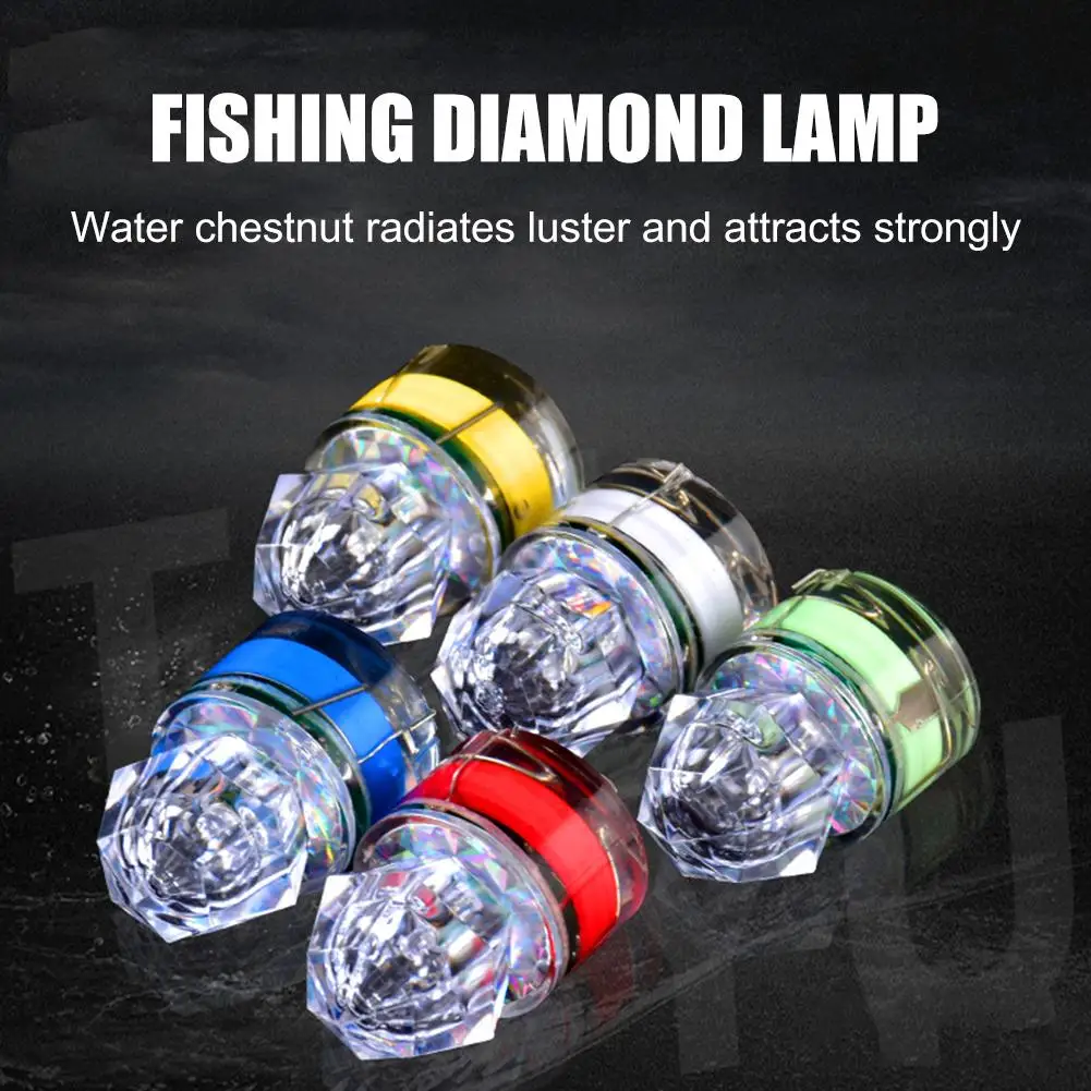 

Hot Sale Diamond Fishing Trap Light Multi-function Night Fishing LED Diamond Trap Lamp Underwater Attract Fish Bait Lights