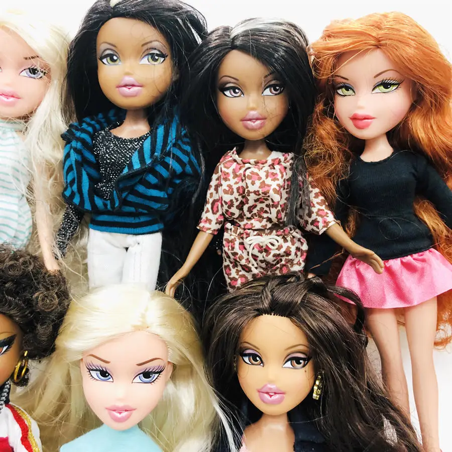 Comprar Nueva figura de acción de 23cm Original de moda muñeca original de Bratz YASMIN pelo rojo hermosa muñeca mejor regalo para niños