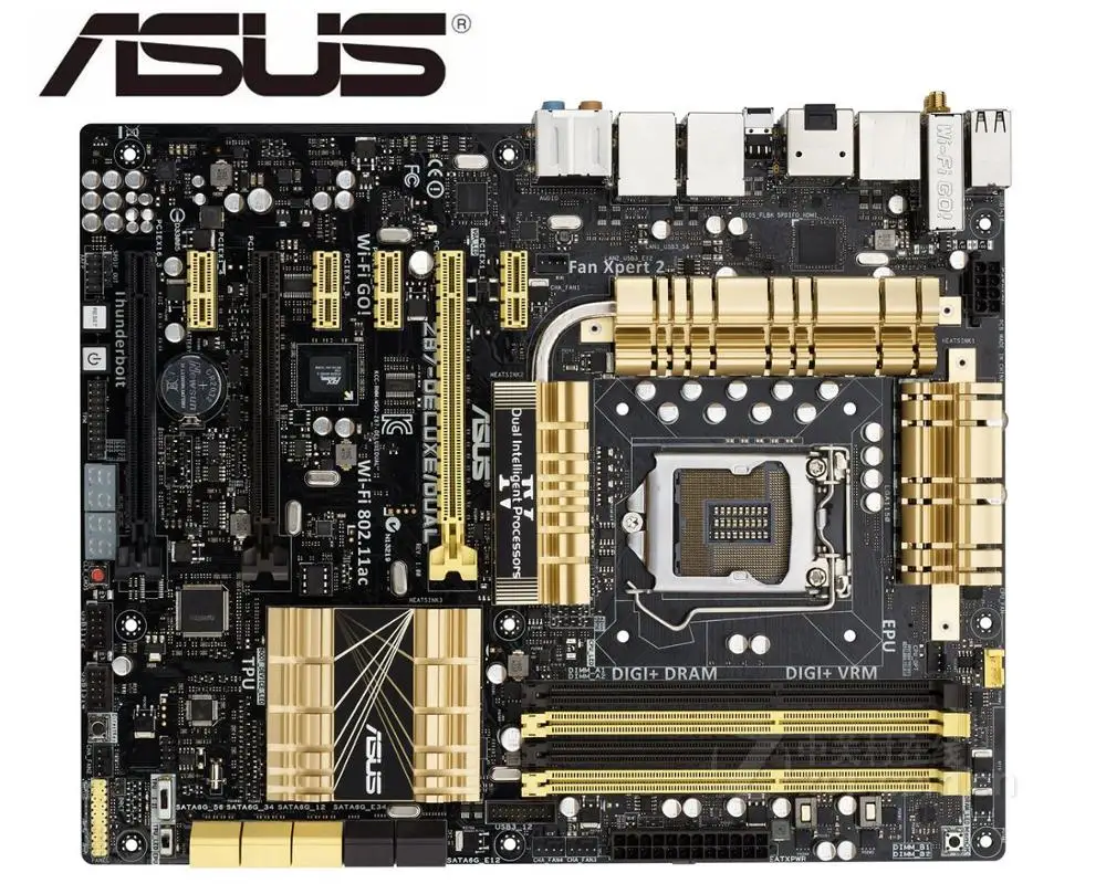 Материнская плата Asus Z87-DELUXE/DUAL LGA 1150 DDR3 SATA3 USB3.0 ATX | Компьютеры и офис
