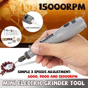 

3 Speed Precision Micro Electric Drill DIY Rotay Tools Electric Grinder Multifunctional Engraving Pen Polishing Grinding Machine