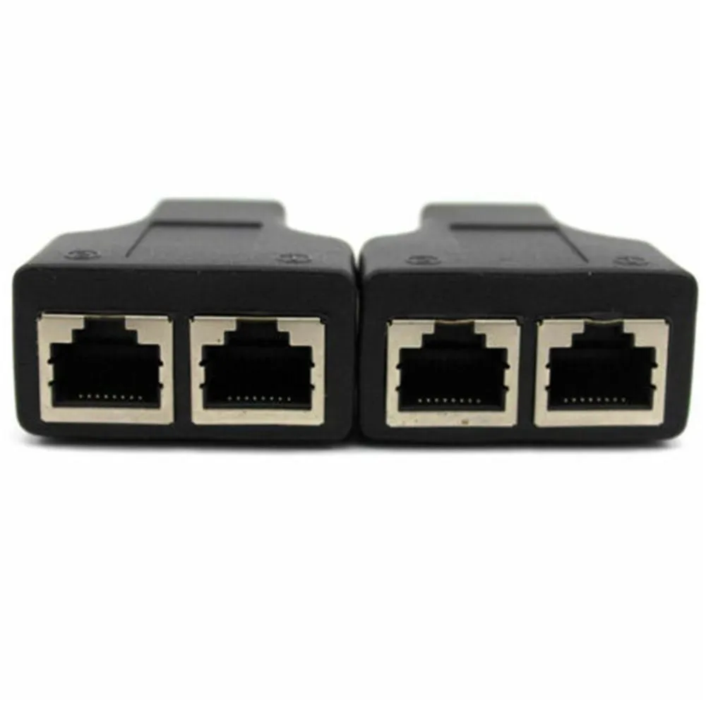 

1 Pair HDMI Dual RJ45 CAT5E CAT6 UTP LAN Ethernet HDMI Extender Repeater Adapter 1080P for HDTV HDPC PS3 STB