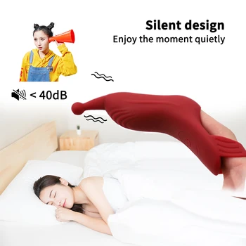 Mini Fingertip Finger Pull Finger Shaped Vleeve Vibes Vagina Clitoris Stimulator G Spot Vibrator Sex Toys for Women 5