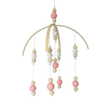

Wind Chimes Wooden Beads Wind Chimes Photography Props Kids Baby Crib Mobile Room Decorations