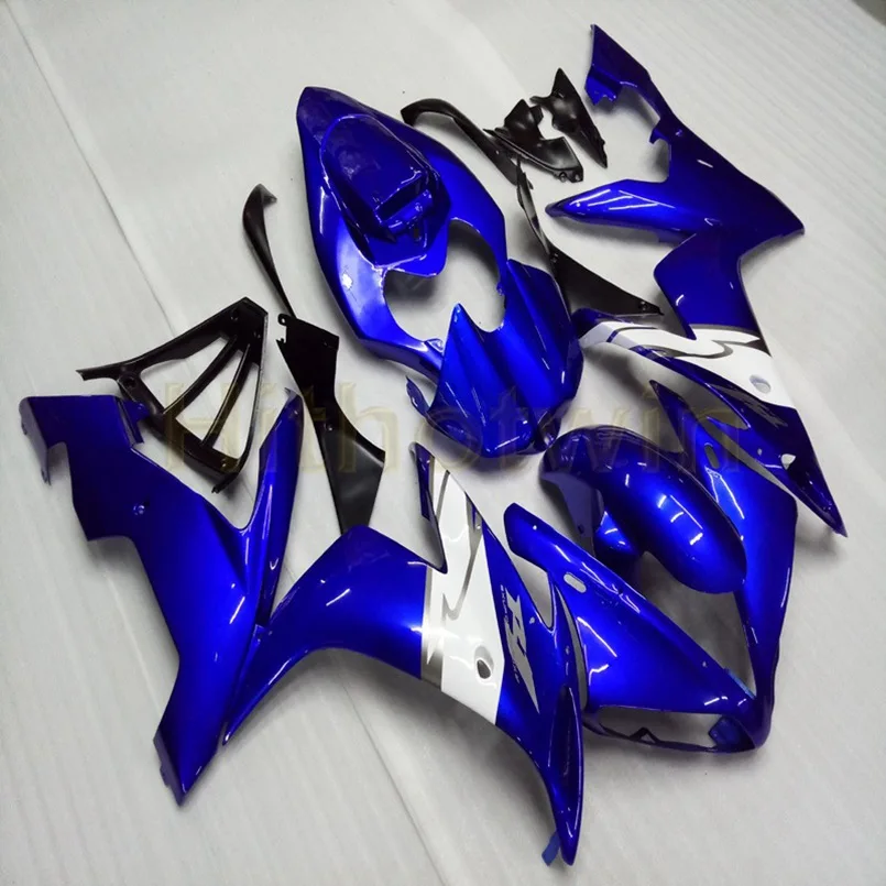 Пользовательский капот мотоцикла для YZF-R1 2004-2006 ABS Пластиковый обтекатель литьевой формы белый - Цвет: D