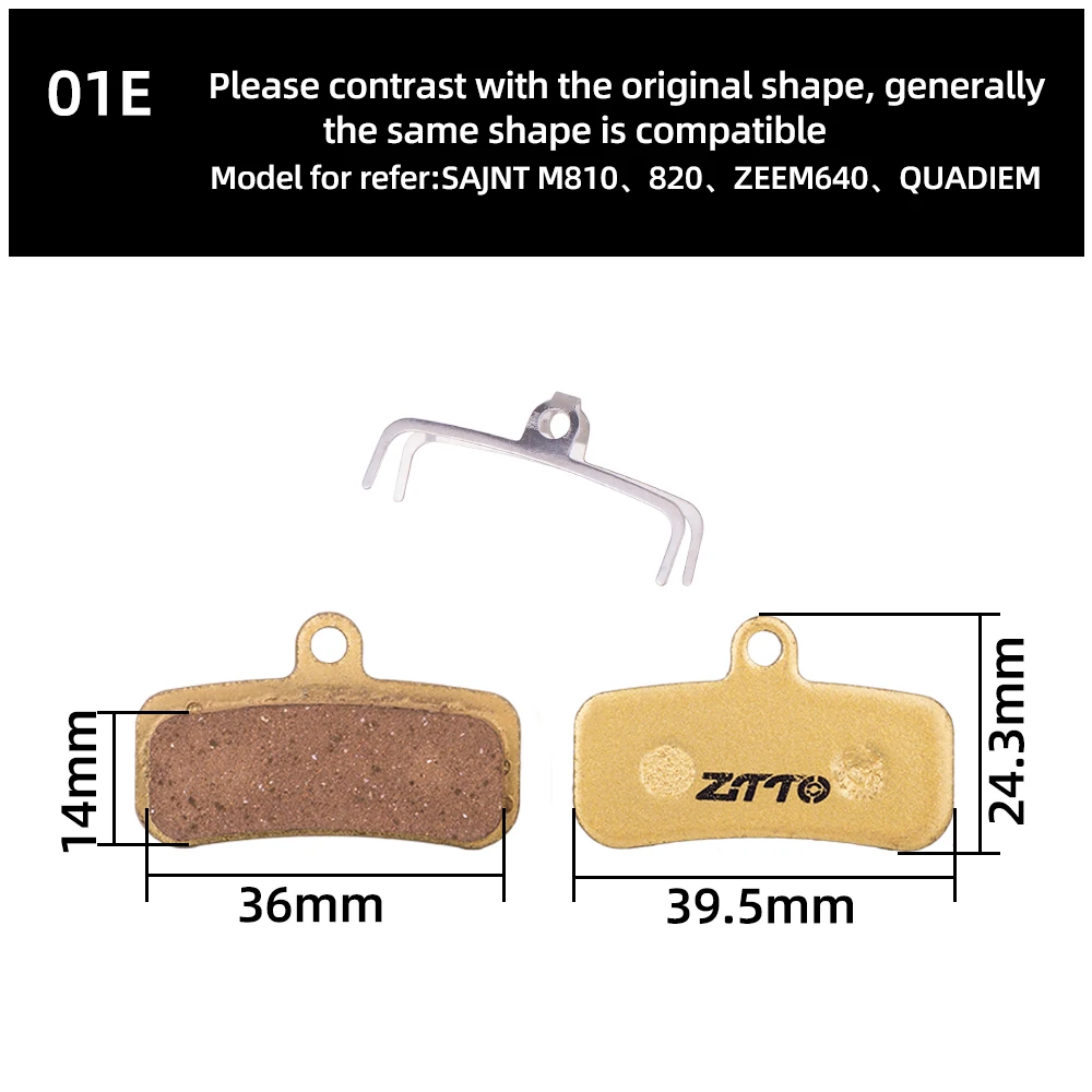 4 pairs Resin/ceramic/Full metal Bike Disc Brake Pads Suit for Shimano Saint M810 M820 ZEE 640 H01 MTB Hydraulic Brake Pad mountain bicycle disc brake bicycle disc brake pads brake pads bicycle disc brake bike brake pads mountain bike disc brake