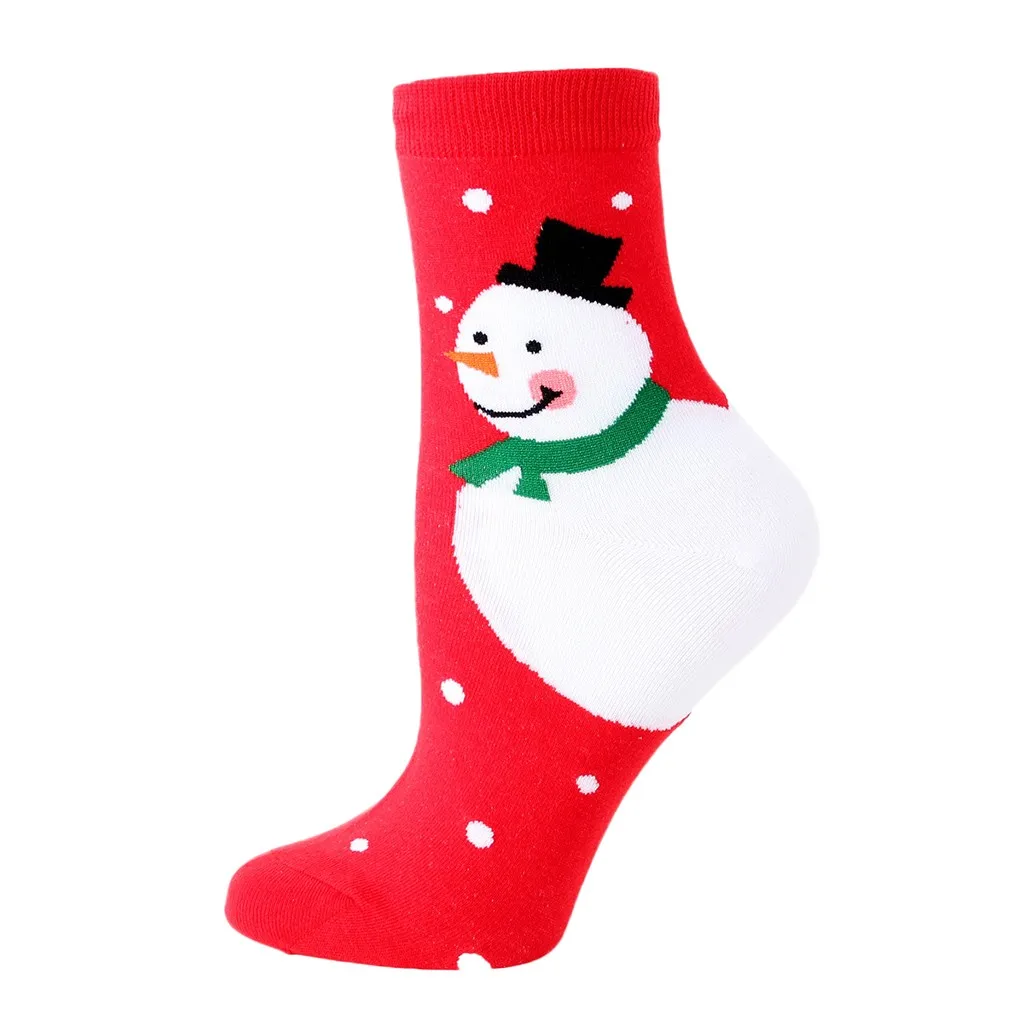 Детские носки, 12 пар, модные повседневные носки унисекс для мужчин и женщин, носки средней длины с рождественским принтом, горячая распродажа, L500930 - Цвет: C