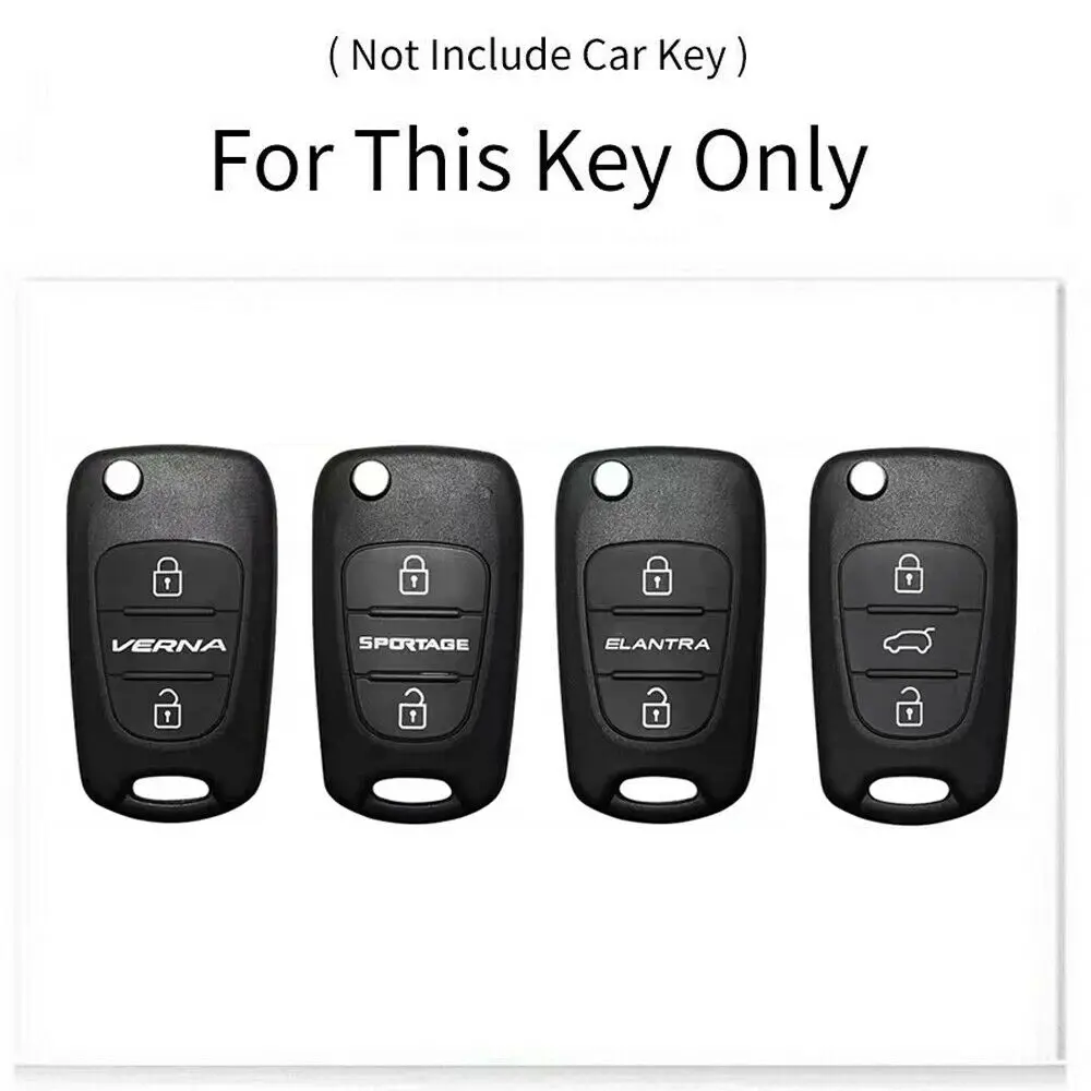 TPU Car Key Case Cover Shell Fob per KIA Rio 3 Soul Optima Ceed K2 K5 Cerato Sportage per Hyundai Elantra Accent i20 i30 ix35 - H679372ddfca942d1917bc2fb31a0debdu