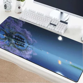 

Yuzuoan Cosmic Starry Blue Ocean HD Picture Print Game Console/PC/Office/Research/Single Piece Multifunction Personal Mouse Pad