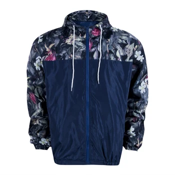 

Men's Casual Camo Thin Hooded Jacket Wind Breaker Sports Coat Loose Jackets and Coats For Men Zipper Outwear Trendy