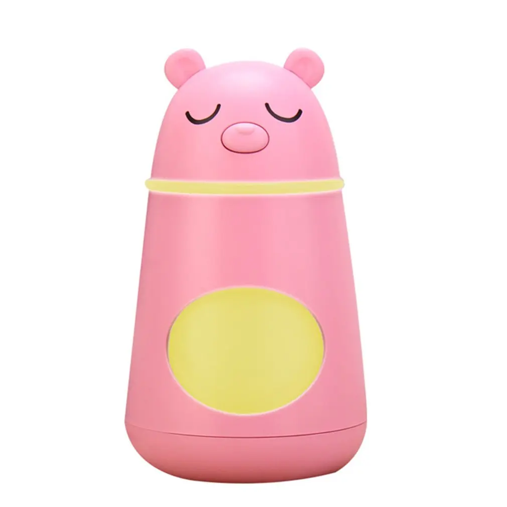Pink Милый медведь три в одном Usb увлажнитель портативный домашний мини-автомобиль спрей бесшумный очиститель воздуха, увлажнитель "медведь" - Цвет: Pink
