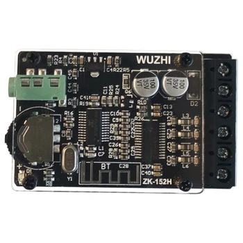

2X15W Dual-Channel Stereo Mini Bluetooth Digital Power Amplifier Board Module AUX Power Amplifier Board ZK-152H