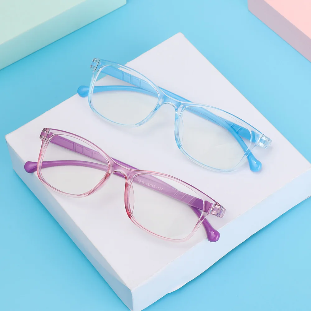 Anti-blue Light Kids Glasses Optical Frame Children Boy Girls Computer Transparent Blocking Anti Reflective Eyeglasses