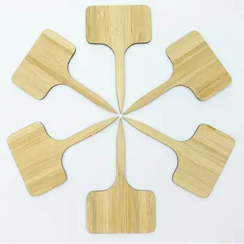 

50 Bamboo Plant Labels in Gift Box (T-Type) - Plant Tags - Cheese Markers