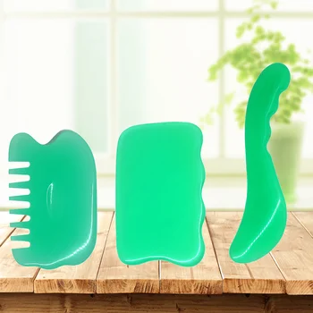

Resin Beeswax Massage Scraping Facial Back Neck Massager Massage Comb Health Relaxed Anti-cellulite