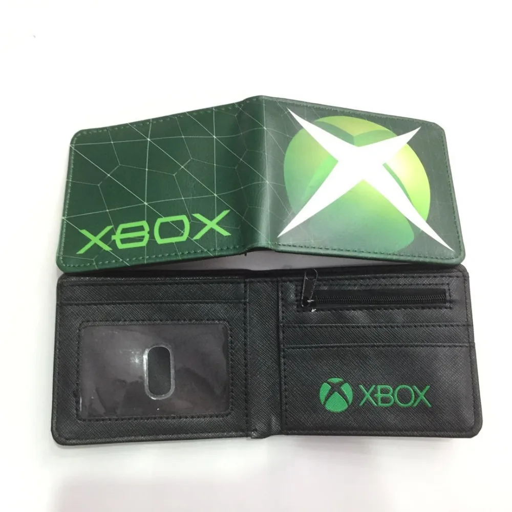 hot new games XBOX wallets men leather purse with card holder zipper coin pocket creative gift kids short wallet