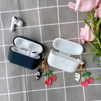 

Cute Silicone Case for Apple Airpods Pro Cover Bluetooth Earphone Portable Shockproof Bag Daisy Flower Animal Panda Cat Decor