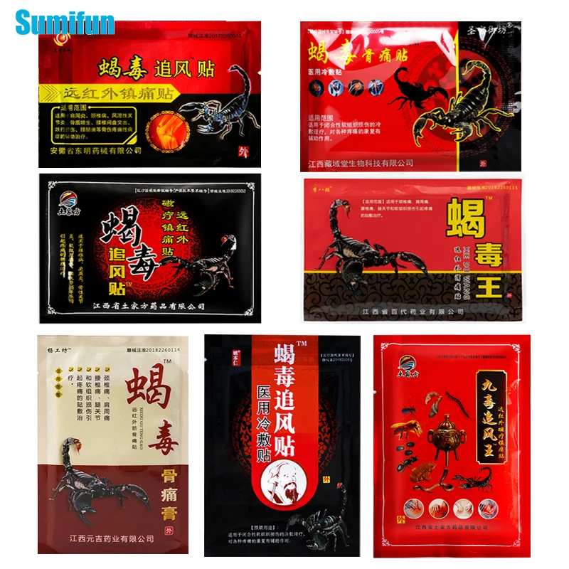 Scorpion Venom Analgesic Patch Arthritis Joint Pain Heel Relief Back Neck Muscle Orthopedic Paste pain relief patch