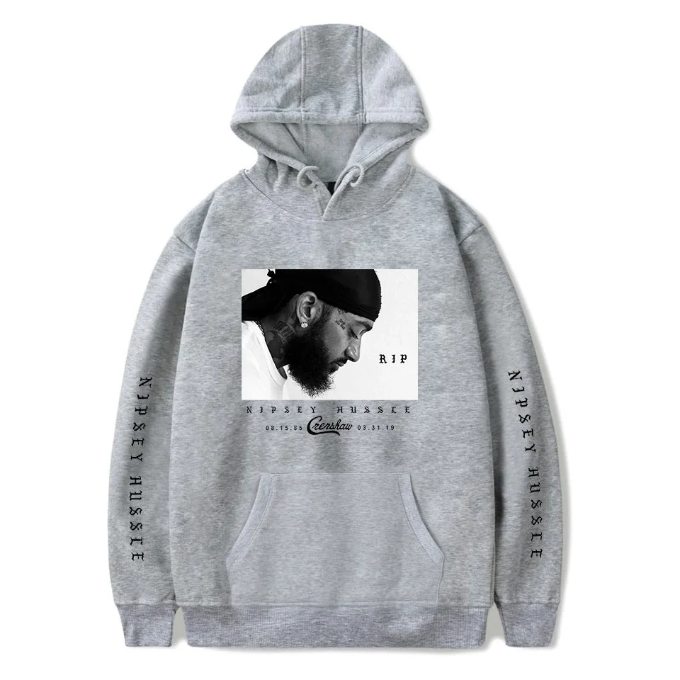 Горячая Повседневная Уличная одежда с модным принтом nipsey hussle толстовки с капюшоном для мужчин и женщин с длинным рукавом пальто с капюшоном