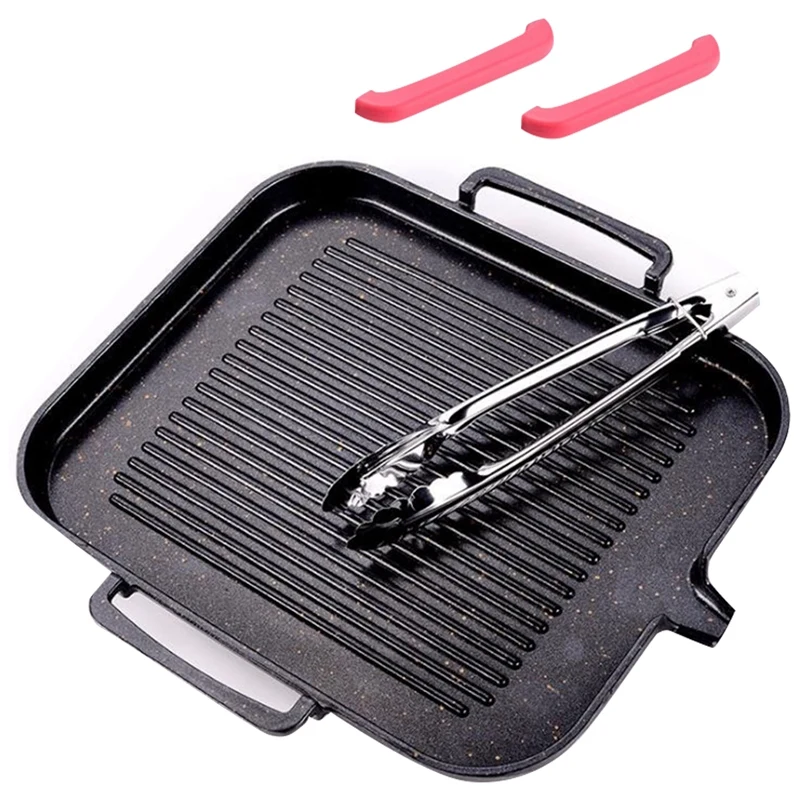 Induction Cooker Baking Pan Korean Maifan Stone Square Household Non-Stick Barbecue Plate |