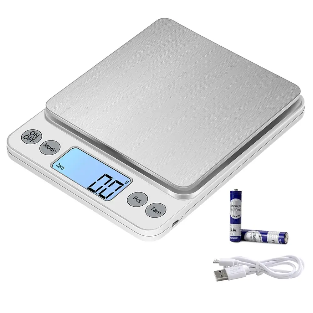 

KUBEI 5kg/0.1g 10kg/1g Mini Electronic Grams Weight Balance Scale for Food Coffee Jewelry Precision LCD Digital Scales