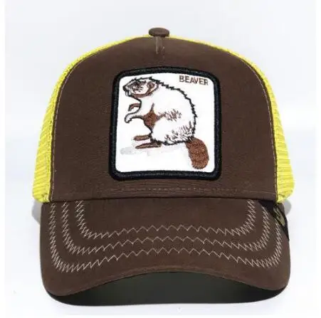 Новая Кепка Дальнобойщика с изображением животных, бейсбольная кепка с козырьком - Цвет: 29