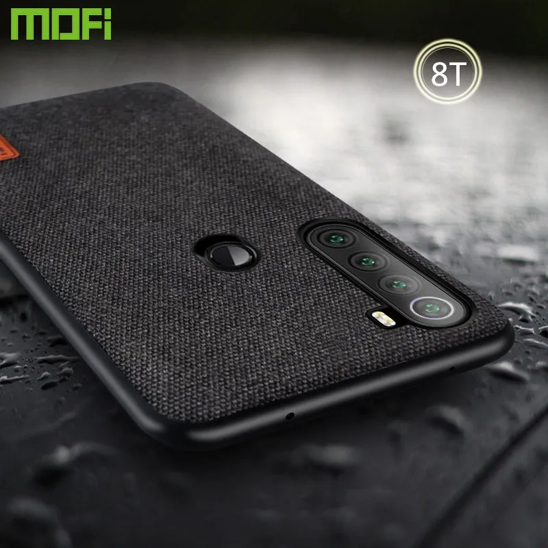 Чехол для Xiaomi Redmi Note 8T чехол MOFi тканевый силиконовый Защитные чехлы