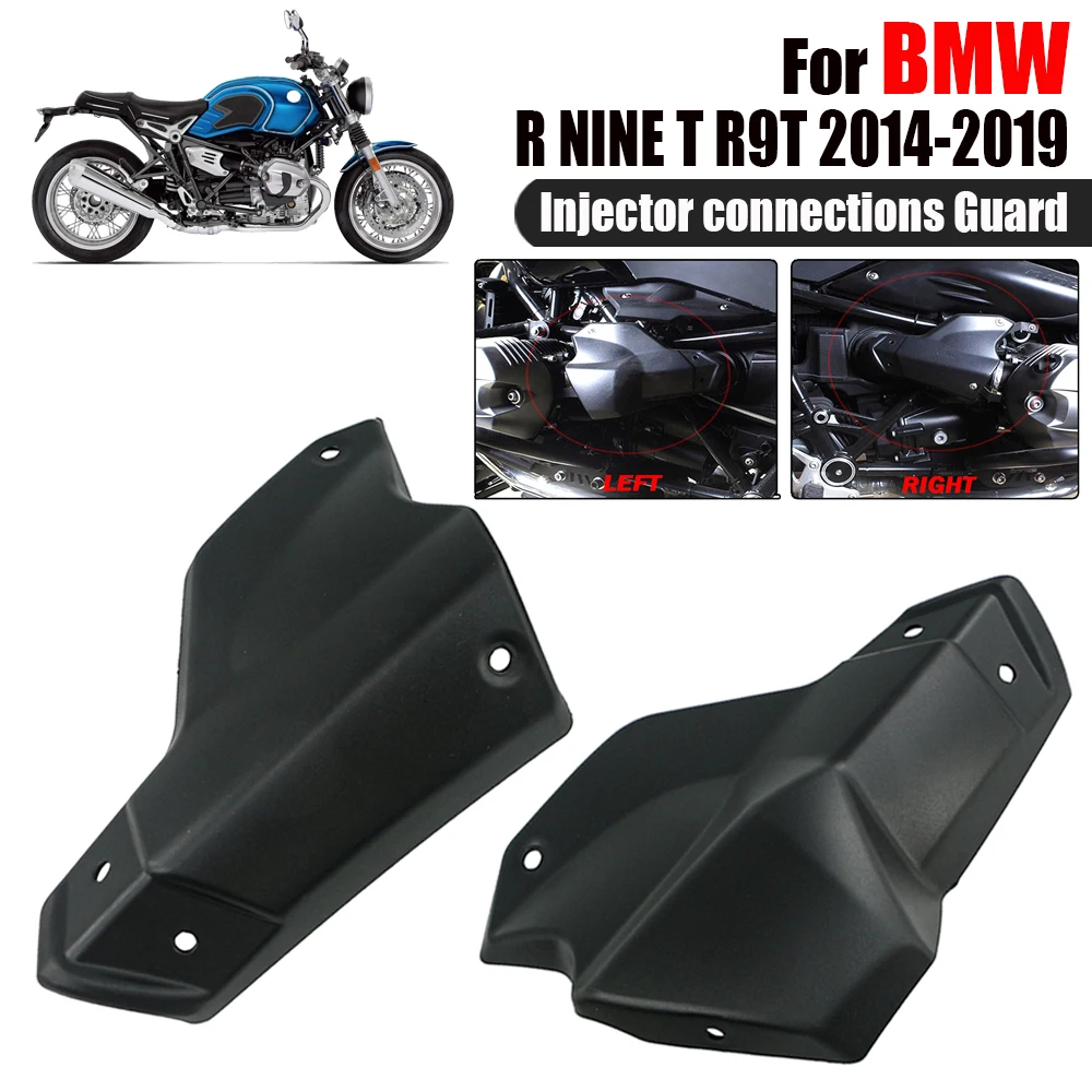 

For BMW R NINE T R9T R 9 T 2014-2019 Dust Injection Head Cover Injector Connections Guard Protector Engine Cylinder Shield Black