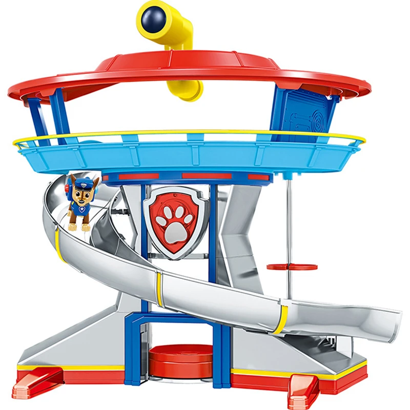 011 Paw Patrol автомобиль раздвижная команда большой грузовик игрушка музыка Спасательная команда игрушка Patrulla Canina Juguetes Фигурки игрушки рождественские подарки - Цвет: 011