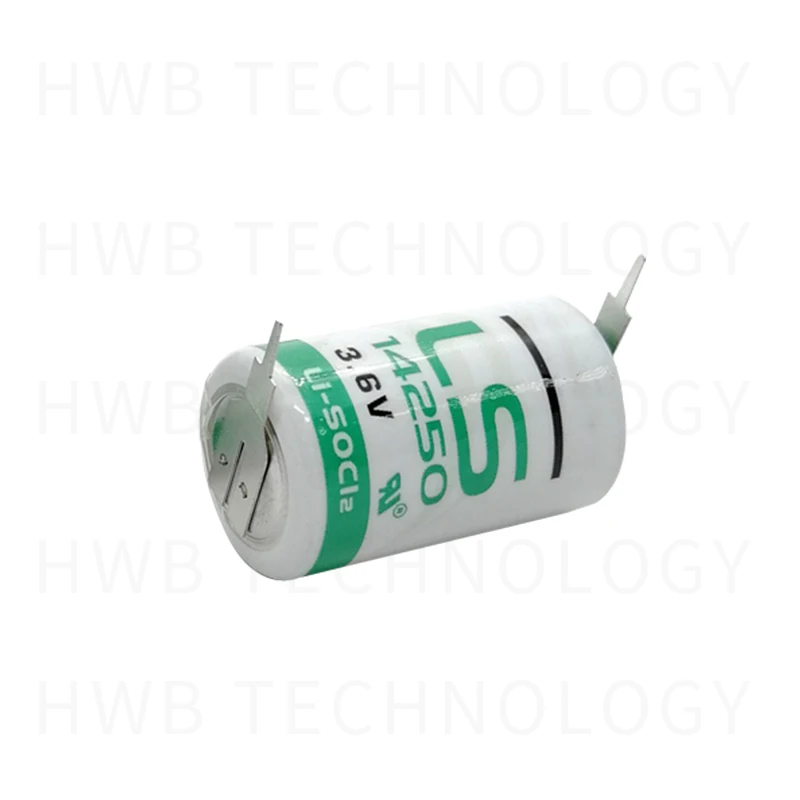 2 шт./Лот Новый оригинальный SAFT LS 14250 LS14250 1/2 AA 1/2AA 3 6 В 1250 мАч ПЛК литиевая батарея с