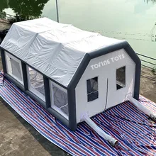 Воздушная герметичная надувная мойка для автомобиля, Пейнтбольная покрасочная будка для продажи