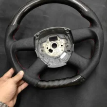 Carbon Fiber& Leather Steering Wheel for Audi Q5 Q7