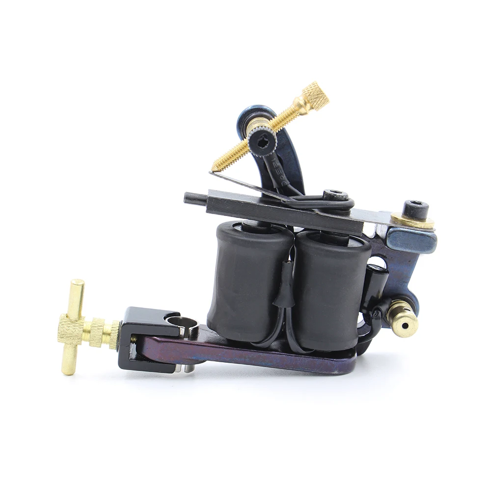 Высококачественная рулонная тату машина ручной работы Пистолеты для Shader 10 Warps