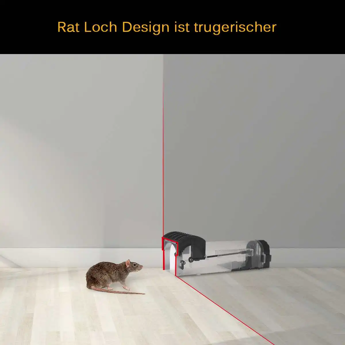 Transparent Automatic Lock Mousetrap Rat Traps Cage Reusable Smart Humane Live Mouse Trap No Kill Animal Pet Control